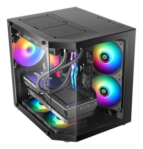 TACENS MARS MC-3TLITE 1X120 FRGB FAN mATX- obudowa TACENS