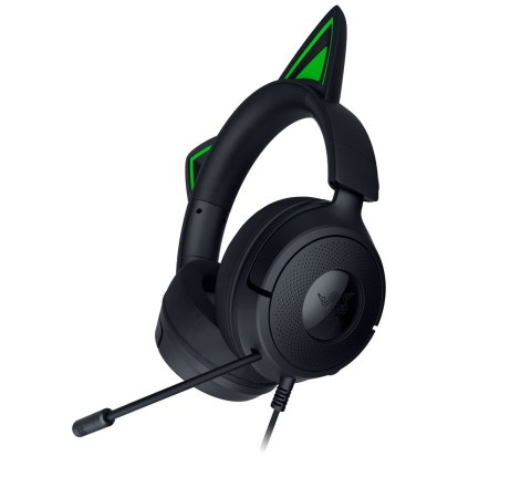 Zestaw słuchawkowy Razer Gaming Kraken Kitty V3 X Przewodowe Nauszne Mikrofon Czarny RAZER
