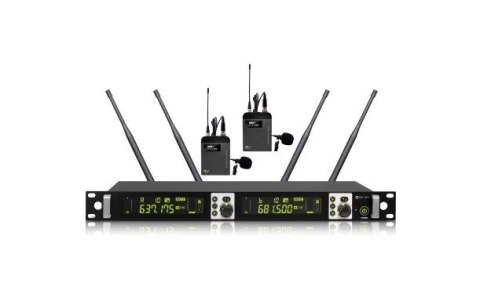 AVTEK WM 2B ZESTAW BEZP. Z 2 NADAJNIKAMI BODYPACK AVTEK