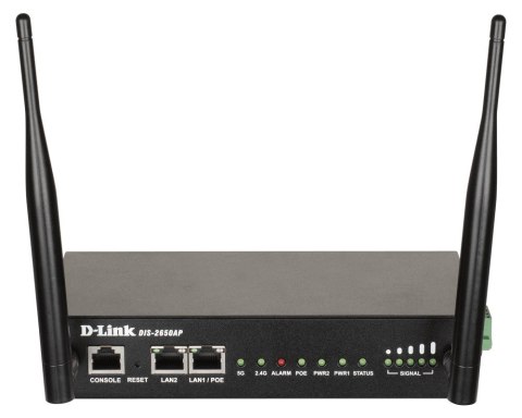 D-Link DIS-2650AP - 2,4 GHz, 5 GHz, 1200 Mbit/s, 64-bit WEP, 128-bit WEP, SSID, SSL/TLS, WPA, WPA2, 10,100,1000 Mbit/s D-Link