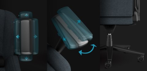 Fotel do gry GENESIS NFG-2245 Obite siedzisko GENESIS