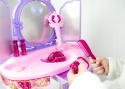 LT35 DUŻA TOALETKA Z MAGICZNYM LUSTREM OTWIERANA RÓŻDŻKĄ GRA MUZYKA TABORET