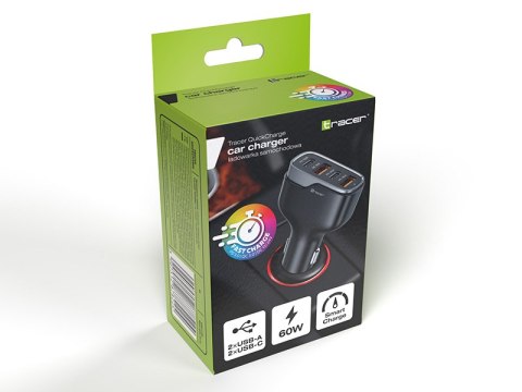 Ładowarka samochodowa TRACER QuickCharger 60W TRACER