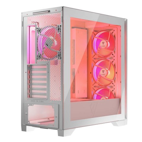 MODECOM OBUDOWA VOLCNO EXPANCE S APEX ARGB MIDI WHITE MODECOM