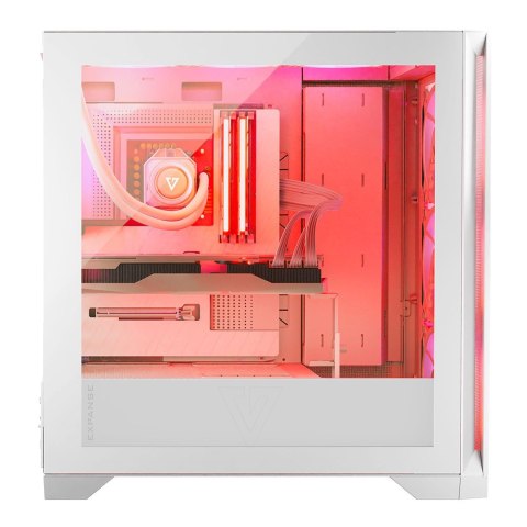 MODECOM OBUDOWA VOLCNO EXPANCE S APEX ARGB MIDI WHITE MODECOM