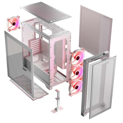 MODECOM OBUDOWA VOLCNO EXPANCE S APEX ARGB MIDI WHITE MODECOM