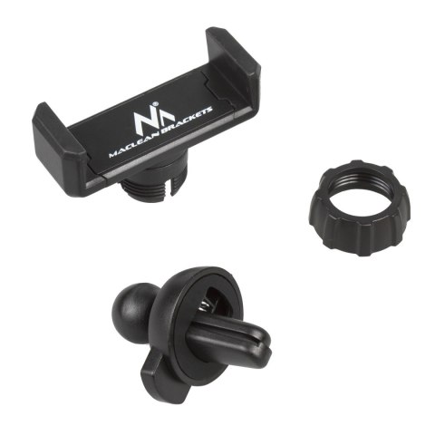 Samochodowy uchwyt do telefonu Maclean, uniwersalny,do kratki went., rozstaw min/max: 54/87mm materiał wykonania: ABS, MC-322 Maclean