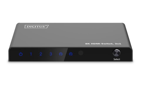 Digitus Przełącznik 8K HDMI, 3 x 1 DIGITUS