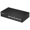 Edimax GS-1016 V2 łącza sieciowe Zarządzany Gigabit Ethernet (10/100/1000) Czarny EDIMAX