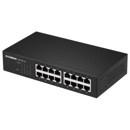 Edimax GS-1016 V2 łącza sieciowe Zarządzany Gigabit Ethernet (10/100/1000) Czarny EDIMAX