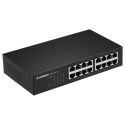 Edimax GS-1016 V2 łącza sieciowe Zarządzany Gigabit Ethernet (10/100/1000) Czarny EDIMAX