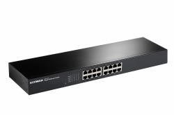 Edimax GS-1016 V2 łącza sieciowe Zarządzany Gigabit Ethernet (10/100/1000) Czarny EDIMAX