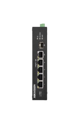 Hikvision DS-3E0106P-E/M łącza sieciowe Nie zarządzany Fast Ethernet (10/100) Obsługa PoE Niebieski Hikvision