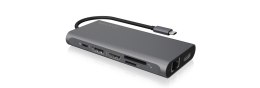 ICY BOX IB-DK4050-CPD Przewodowa USB 3.2 Gen 1 (3.1 Gen 1) Type-C Antracyt RAIDSONIC