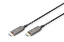 Kabel połączeniowy hybrydowy HDMI 2.1 Ultra High Speed 8K60Hz UHD HDMI A/HDMI A M/M czarny 15m DIGITUS