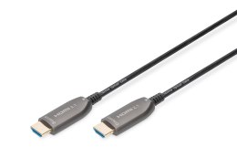 Kabel połączeniowy hybrydowy HDMI 2.1 Ultra High Speed 8K60Hz UHD HDMI A/HDMI A M/M czarny 15m DIGITUS
