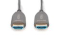 Kabel połączeniowy hybrydowy HDMI 2.1 Ultra High Speed 8K60Hz UHD HDMI A/HDMI A M/M czarny 15m DIGITUS