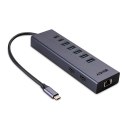 Lindy 43373 stacja dokująca Przewodowa USB 3.2 Gen 2 (3.1 Gen 2) Type-C Szary LINDY