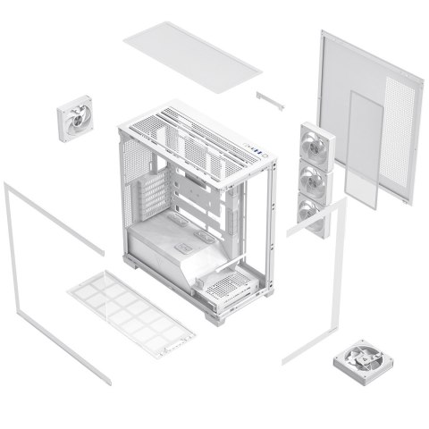 MODECOM OBUDOWA VOLCANO STELLAR PLUS ARGB MIDI 5F WHITE MODECOM
