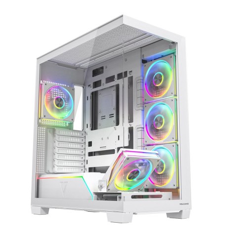 MODECOM OBUDOWA VOLCANO STELLAR PLUS ARGB MIDI 5F WHITE MODECOM