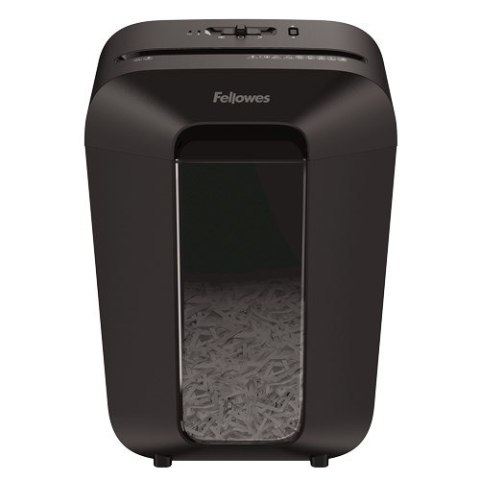 Niszczarka Fellowes LX70, 4407501 kolor czarny, 18 litrów, Niszczy jednorazowo do 11 kartek A4 (70g) na ścinki 4×40 mm (P-4/T-4) FELLOWES