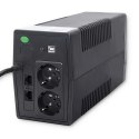 Qoltec 53977 Zasilacz awaryjny UPS | Monolith | 450VA | 240W | LCD | USB | RJ45 Qoltec