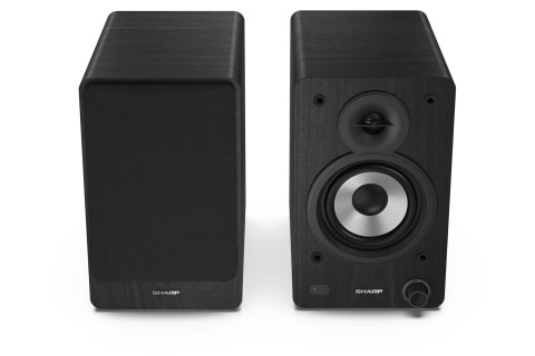 Sharp Bookshelf Speakers 2-drożny Czarny Przewodowy i Bezprzewodowy 60 W SHARP