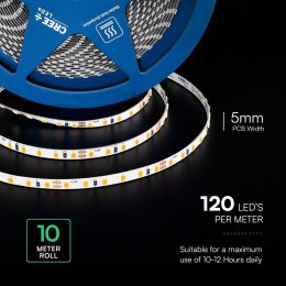 Taśma LED V-TAC CREE CHIP SMD2835 1200LED 24V IP20 2xPCB szerokość 5mm VT-2835 4000K 760lm 6 lat gwarancji
