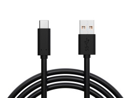 66-181# Przyłącze usb 3.0 a - usb-c 2m czarne zawieszka Blow