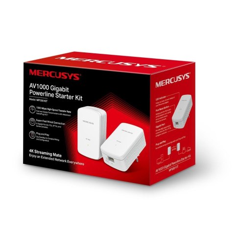 Adapter powerline Mercusys ADAPTER PLC Mercusys MP500 KIT 2 PCS MERCUSYS