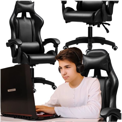 Extralink Gaming | Fotel gamingowy | biurowy, obrotowy, kubełkowy, czarny, G-524 Extralink