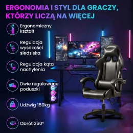 Extralink Gaming | Fotel gamingowy | biurowy, obrotowy, kubełkowy, czarny, G-524 Extralink