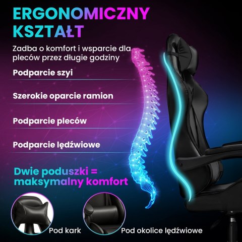 Extralink Gaming | Fotel gamingowy | biurowy, obrotowy, kubełkowy, czarny, G-524 Extralink