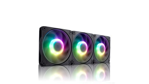 In Win Mercury AM120S Obudowa komputera Wentylator 12 cm Czarny, Biały 3 szt. IN WIN