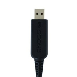 Koss SB45 USB Zestaw słuchawkowy Przewodowa Opaska na głowę Biuro/centrum telefoniczne Czarny, Srebrny Koss
