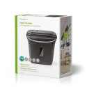Niszczarka do papieru Nedis 12l DIN P-4 190W Czarna Nedis