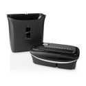 Niszczarka do papieru Nedis 12l DIN P-4 190W Czarna Nedis