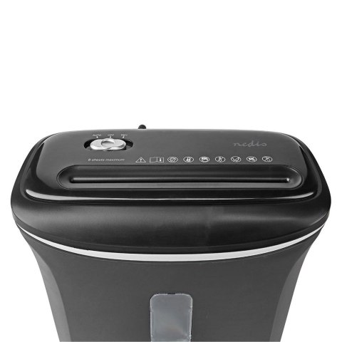 Niszczarka do papieru Nedis 12l DIN P-4 190W Czarna Nedis