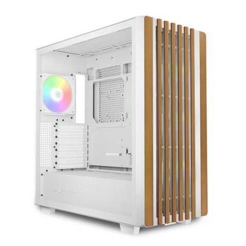 Pokrowiec Sharkoon Rebel C70G RGB ATX 1xSzkło białe Sharkoon