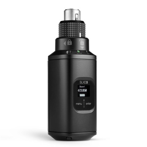 Shure SLXD3=-J53 Nadajnik mikrofonu bezprzewodowego Nadajnik wtykowy SHURE