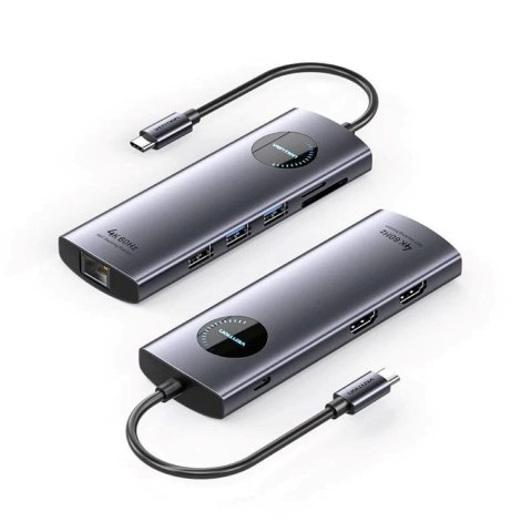 Stacja dokująca Vention 9 w 1 MST USB-C 4K 100W PD 5Gbps Vention