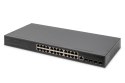 Switch 24 Port GE 4 SFP+ Uplink L3 DIGITUS
