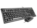 Zestaw klawiatura + mysz A4TECH KM-72620D USB Black A4TECH