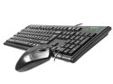 Zestaw klawiatura + mysz A4TECH KM-72620D USB Black A4TECH