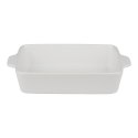 Alpina - Ceramiczne naczynie żaroodporne do zapiekania prostokątne 28x18x6 cm (biały) Alpina