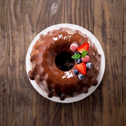 Alpina - Forma do pieczenia 2w1 do ciast i babki z powłoką nieprzywierającą 26x7 cm Alpina