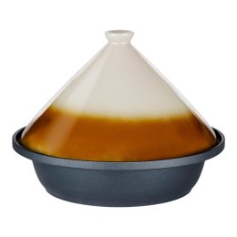 Alpina - Naczynie do duszenia Tajine z ceramiczną pokrywą stożkową 30x25 cm 2,5 L Alpina