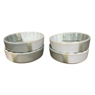 Alpina - Zestaw ceramicznych naczyń żaroodpornych do zapiekania okrągłe 12x12x3,5 cm (4 sztuki) Alpina