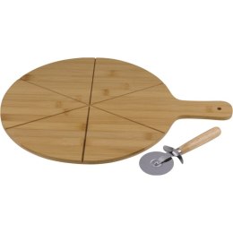 Alpina - Zestaw do serwowania pizzy deska 34 cm + nóż Alpina