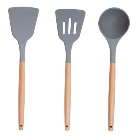 Alpina - Zestaw silikonowych przyborów kuchennych ze stojakiem 12 elementów Alpina